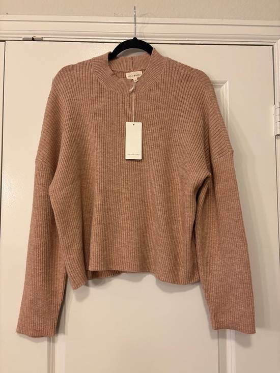 Thread & Supply Sweaters - Thread & Supply Women's Crewneck Sweater in Blush Pink